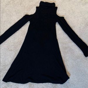 American eagle black turtle neck dress